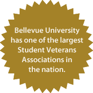 Bellevue University has one of the largest Student Veteran Associations